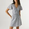 Gestreiftes Minikleid