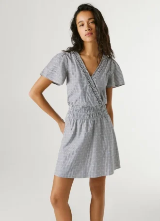 Gestreiftes Minikleid