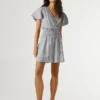 Gestreiftes Minikleid