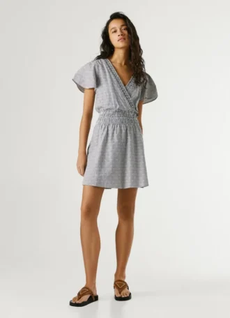 Gestreiftes Minikleid