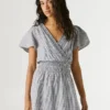 Gestreiftes Minikleid