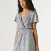 Gestreiftes Minikleid