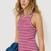 Gestreiftes Rippshirt