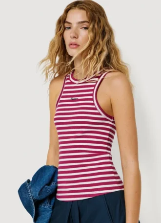 Gestreiftes Rippshirt