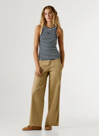 Gestreiftes Rippshirt