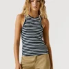 Gestreiftes Rippshirt