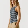 Gestreiftes Rippshirt
