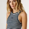 Gestreiftes Rippshirt