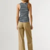 Gestreiftes Rippshirt