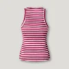 Gestreiftes Rippshirt