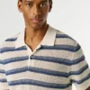 Gestreiftes Strick-Polo Gestreiftes Strick-Polo