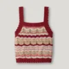 Gestricktes Oberteil mit Streifen Gestricktes Oberteil mit Streifen