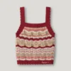 Gestricktes Oberteil mit Streifen Gestricktes Oberteil mit Streifen