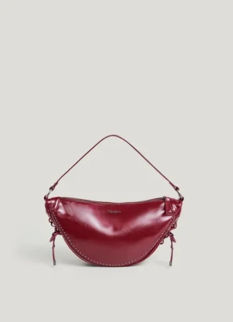 Handtasche in Halbmondform in Lederoptik