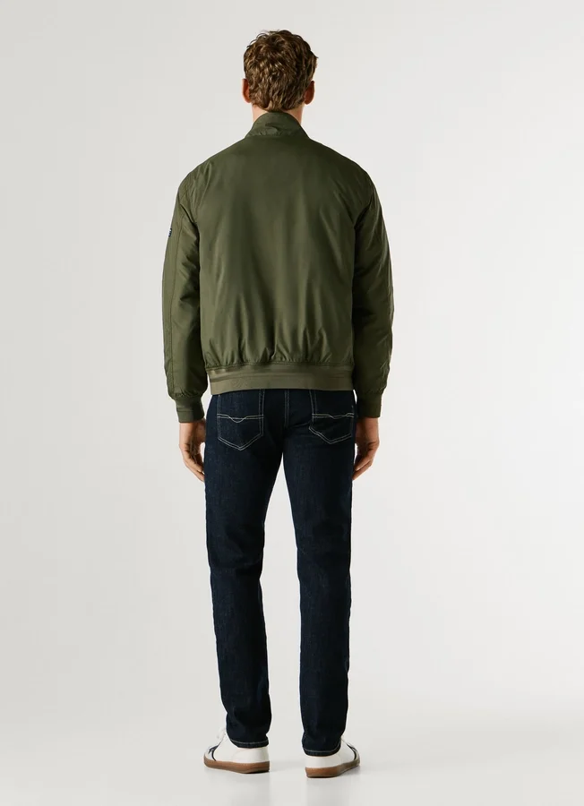 Harrington-Jacke mit hohem Kragen Harrington-Jacke mit hohem Kragen
