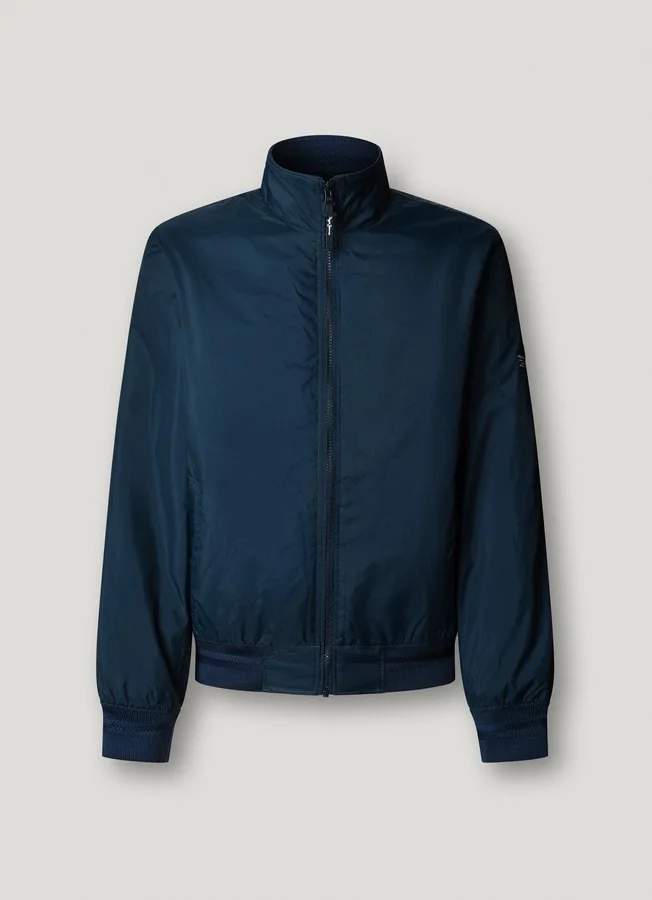 Harrington-Jacke mit hohem Kragen Harrington-Jacke mit hohem Kragen