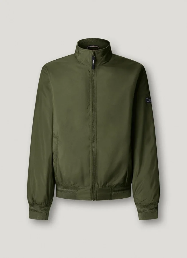 Harrington-Jacke mit hohem Kragen Harrington-Jacke mit hohem Kragen