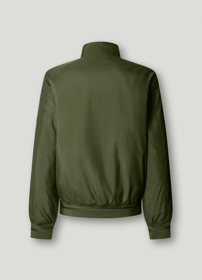 Harrington-Jacke mit hohem Kragen Harrington-Jacke mit hohem Kragen