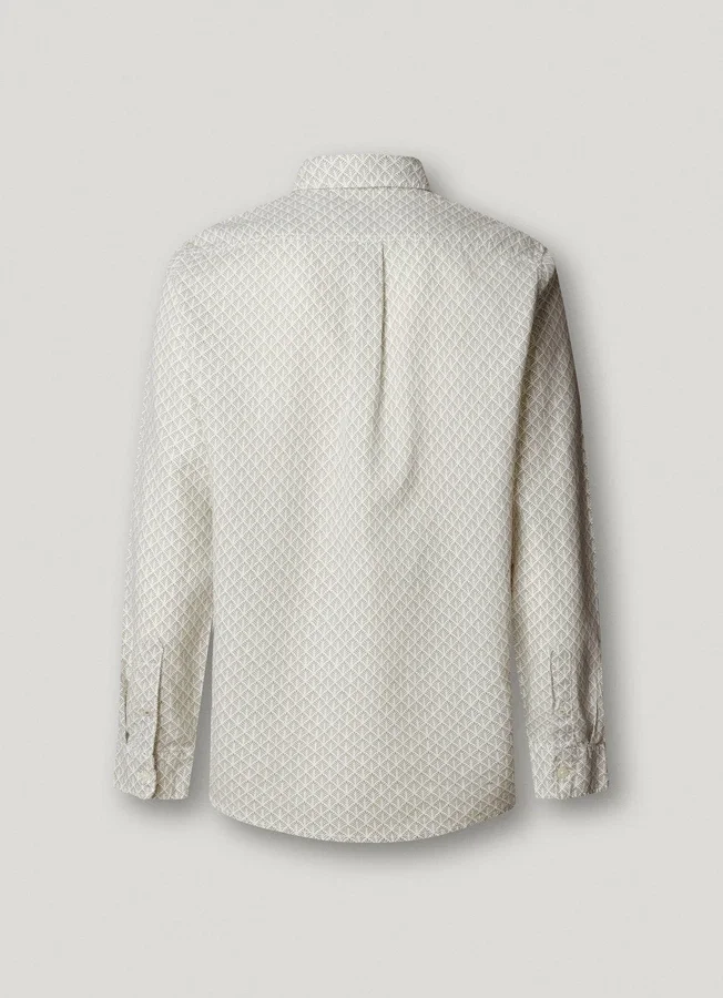 Hemd mit geometrischem Print in Regular Fit Hemd mit geometrischem Print in Regular Fit