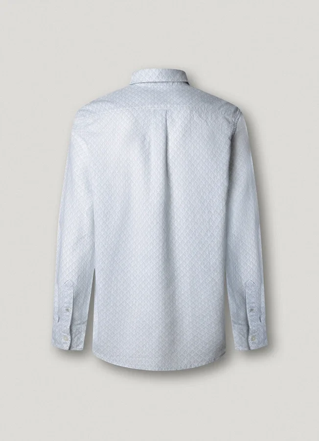 Hemd mit geometrischem Print in Regular Fit Hemd mit geometrischem Print in Regular Fit