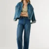 High-Rise-Jeans in lockerer Passform – Addison