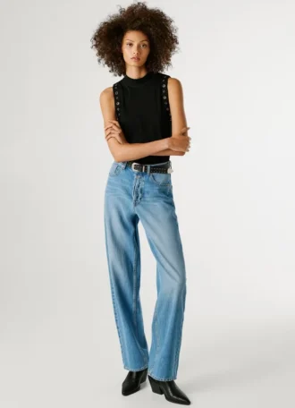 High-Rise-Jeans in lockerer Passform – Addison