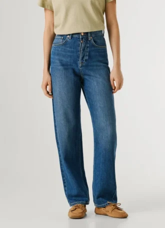 High-Rise-Jeans in lockerer Passform – Addison
