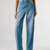 High-Rise-Jeans in lockerer Passform – Addison