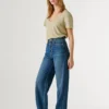 High-Rise-Jeans in lockerer Passform – Addison