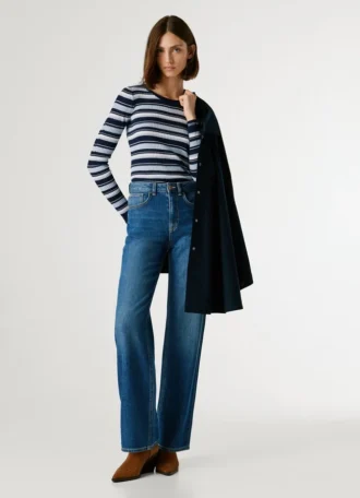 High-Rise-Jeans mit geradem Schnitt – Lexa