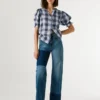 High-Rise-Jeans mit geradem Schnitt – Lexa