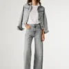 High-Rise-Jeans mit geradem Schnitt – Lexa