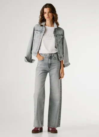 High-Rise-Jeans mit geradem Schnitt – Lexa