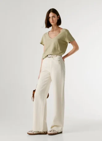 High-Rise-Jeans mit geradem Schnitt – Lexa