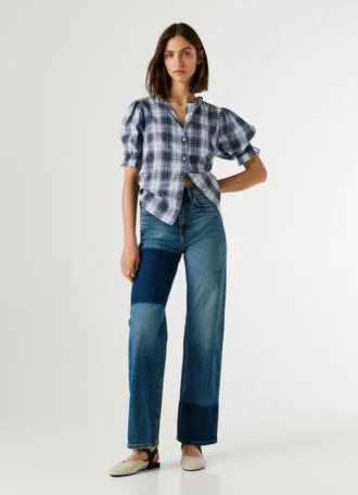 High-Rise-Jeans mit geradem Schnitt – Lexa