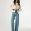 High-Rise-Jeans mit geradem Schnitt – Lexa