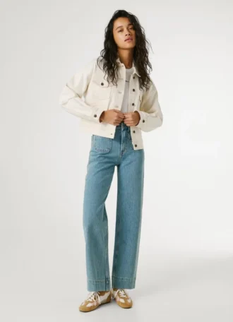 High-Rise-Jeans mit geradem Schnitt – Lexa