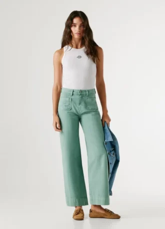 High-Rise-Jeans mit geradem Schnitt – Lexa
