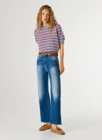 High-Rise-Jeans mit geradem Schnitt – Lexa