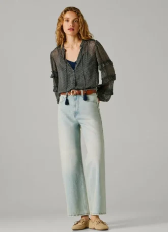 High-Rise-Jeans mit geradem Schnitt – Lexa