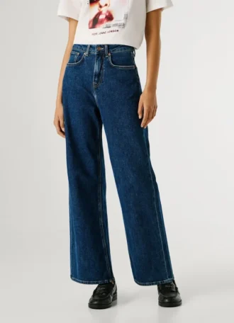 High-Rise-Jeans mit geradem Schnitt – Lexa
