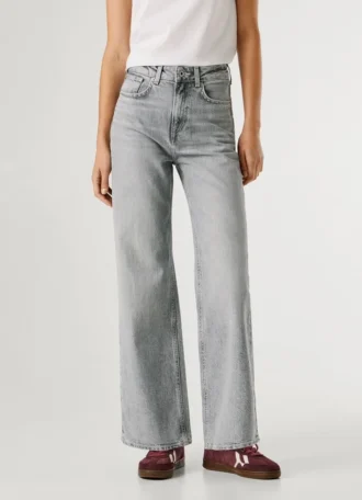High-Rise-Jeans mit geradem Schnitt – Lexa