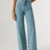 High-Rise-Jeans mit geradem Schnitt – Lexa