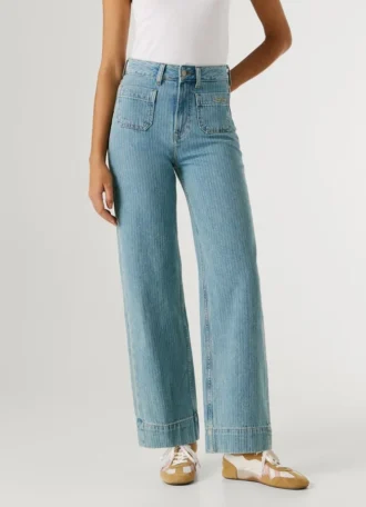 High-Rise-Jeans mit geradem Schnitt – Lexa