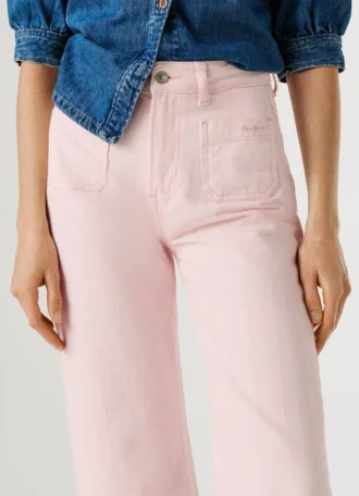 High-Rise-Jeans mit geradem Schnitt – Lexa
