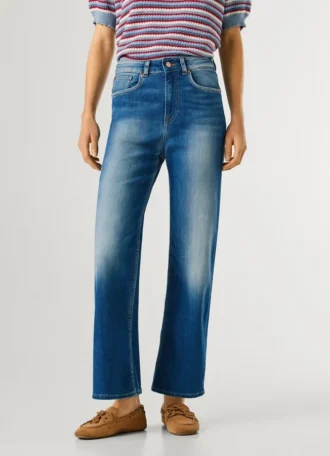 High-Rise-Jeans mit geradem Schnitt – Lexa