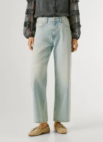 High-Rise-Jeans mit geradem Schnitt – Lexa