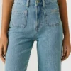 High-Rise-Jeans mit geradem Schnitt – Lexa