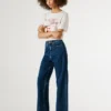 High-Rise-Jeans mit geradem Schnitt – Lexa