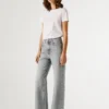 High-Rise-Jeans mit geradem Schnitt – Lexa